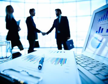 economic information with executives negotiating background